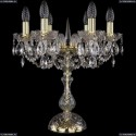 1402L/6/141-47/G Хрустальная настольная лампа Bohemia Ivele Crystal