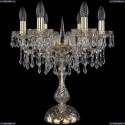 1403L/6/141-47/G Хрустальная настольная лампа Bohemia Ivele Crystal