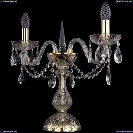 1406L/2/141-39/G Хрустальная настольная лампа Bohemia Ivele Crystal