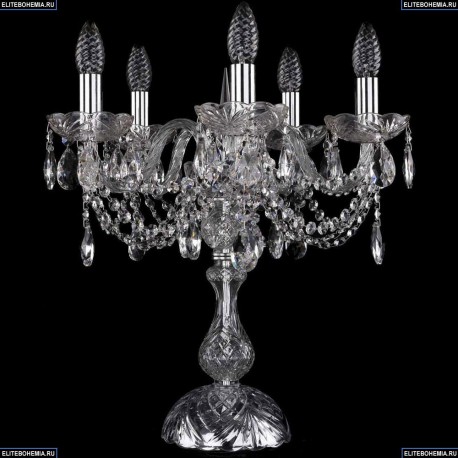 1406L/5/141-47/Ni Хрустальная настольная лампа Bohemia Ivele Crystal