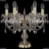 1406L/6/141-39/G Хрустальная настольная лампа Bohemia Ivele Crystal