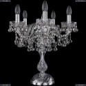 1409L/5/141-47/Ni Хрустальная настольная лампа Bohemia Ivele Crystal