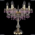 1410L/6/141-47/G/V7010 Хрустальная настольная лампа Bohemia Ivele Crystal