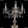 1413L/3/141-39/G Хрустальная настольная лампа Bohemia Ivele Crystal
