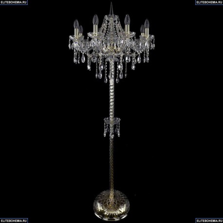 1415T2/8/200-160/G Хрустальный торшер Bohemia Ivele Crystal