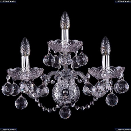 1402B/2+1/160/Ni/Balls Хрустальное бра Bohemia Ivele Crystal