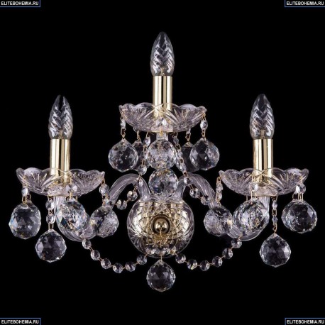 1402B/3/160/G/Balls Хрустальное бра Bohemia Ivele Crystal