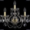 1406B/2+1/160/XL/G Хрустальное бра Bohemia Ivele Crystal