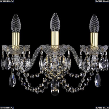 1406B/3/160/G Хрустальное бра Bohemia Ivele Crystal