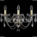 1406B/3/195/XL/G Хрустальное бра Bohemia Ivele Crystal