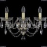 1406B/3/195/XL/G Хрустальное бра Bohemia Ivele Crystal