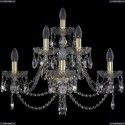 1406B/3+2+1/240/XL/G Хрустальное бра Bohemia Ivele Crystal