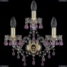 1410B/2+1/141/G/V7010 Хрустальное бра Bohemia Ivele Crystal