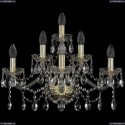 1413B/3+2+1/220/G Хрустальное бра Bohemia Ivele Crystal