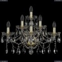 1413B/3+2+1/220/XL/G Хрустальное бра Bohemia Ivele Crystal
