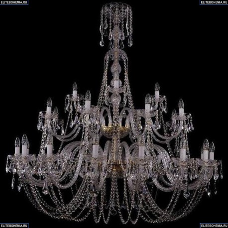 1406/16+8+4/530/XL-180/2d/G Хрустальная подвесная люстра Bohemia Ivele Crystal