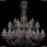 1406/16+8+4/530/XL-180/2d/G Хрустальная подвесная люстра Bohemia Ivele Crystal