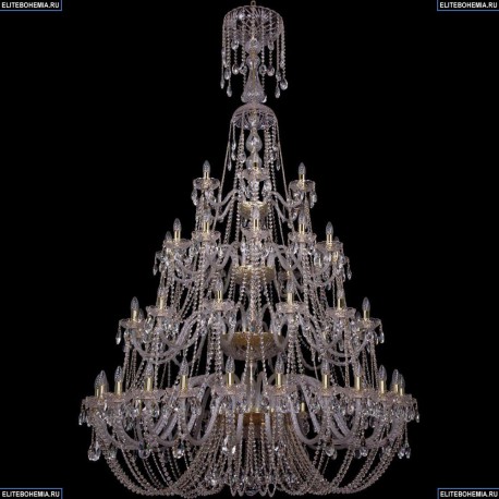 1406/24+12+12+6/530/XL-230/4d/G Хрустальная подвесная люстра Bohemia Ivele Crystal
