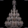 1406/24+12+12+6/530/XL-230/4d/G Хрустальная подвесная люстра Bohemia Ivele Crystal