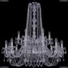 1402/12+6/300/h-91/2d/Ni Хрустальная подвесная люстра Bohemia Ivele Crystal