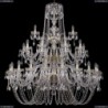 1402/20+10+5/460/3d/G Хрустальная подвесная люстра Bohemia Ivele Crystal