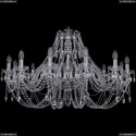 1406/12/360/Ni Хрустальная подвесная люстра Bohemia Ivele Crystal