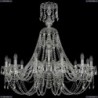 1406/12/360/XL-97/Ni Хрустальная подвесная люстра Bohemia Ivele Crystal