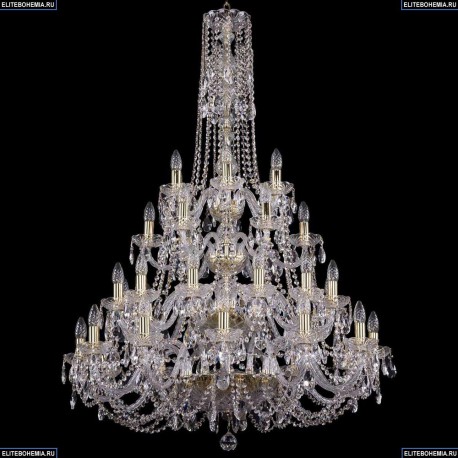 1406/12+12+6+6/300/4d/G Хрустальная подвесная люстра Bohemia Ivele Crystal
