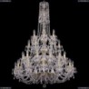 1406/12+12+6+6/300/4d/G Хрустальная подвесная люстра Bohemia Ivele Crystal
