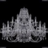 1406/12+6/300/2d/Ni Хрустальная подвесная люстра Bohemia Ivele Crystal