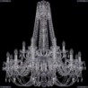 1406/12+6/300/h-95/2d/Ni Хрустальная подвесная люстра Bohemia Ivele Crystal