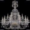 1406/12+6/300/XL-90/G Хрустальная подвесная люстра Bohemia Ivele Crystal
