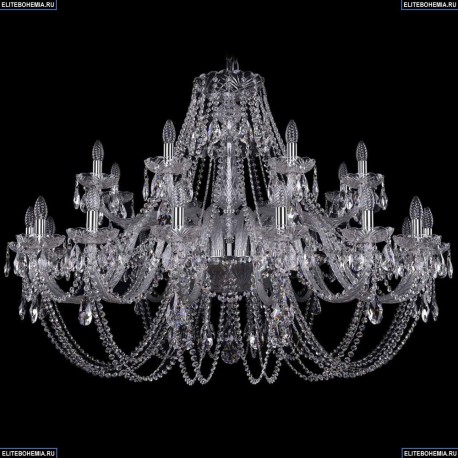 1406/16+8/460/Ni Хрустальная подвесная люстра Bohemia Ivele Crystal