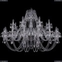 1406/16+8/460/Ni Хрустальная подвесная люстра Bohemia Ivele Crystal