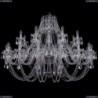 1406/16+8/460/Ni Хрустальная подвесная люстра Bohemia Ivele Crystal