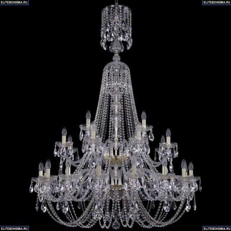 1406/16+8+4/400/XL-162/2d/G Хрустальная подвесная люстра Bohemia Ivele Crystal