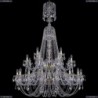1406/16+8+4/400/XL-162/2d/G Хрустальная подвесная люстра Bohemia Ivele Crystal
