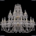 1406/20+10/360/2d/G Хрустальная подвесная люстра Bohemia Ivele Crystal