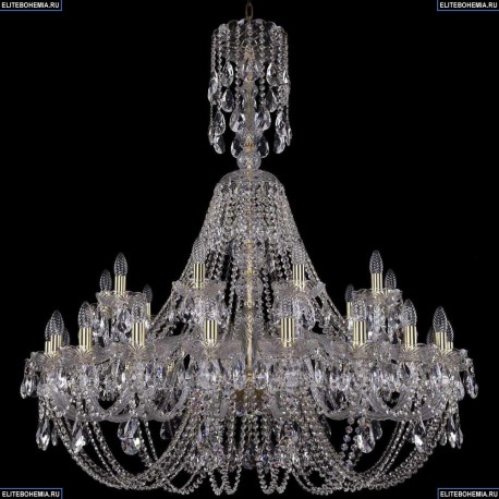 1406/20+10/400/XL-129/G Хрустальная подвесная люстра Bohemia Ivele Crystal