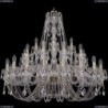 1406/20+10+5/360/G Хрустальная подвесная люстра Bohemia Ivele Crystal