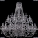 1406/20+10+5/400/2d/Ni Хрустальная подвесная люстра Bohemia Ivele Crystal