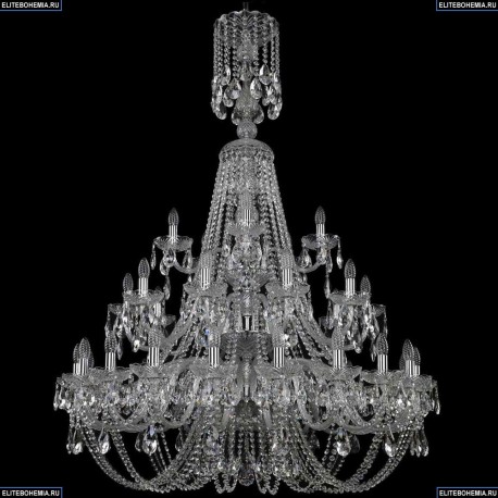 1406/20+10+5/400/XL-157/3d/Ni Хрустальная подвесная люстра Bohemia Ivele Crystal