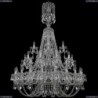 1406/20+10+5/400/XL-157/3d/Ni Хрустальная подвесная люстра Bohemia Ivele Crystal