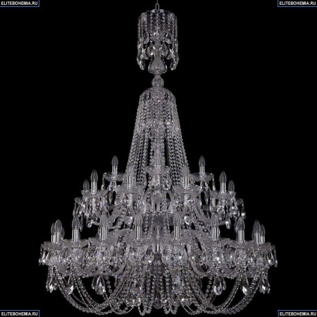 1406/20+10+5/400/XL-160/2d/Ni Хрустальная подвесная люстра Bohemia Ivele Crystal