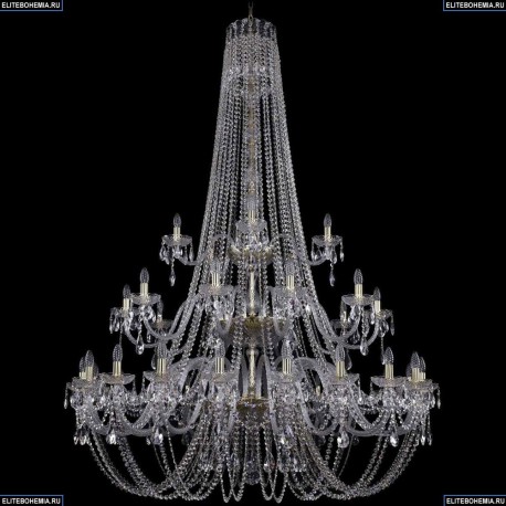 1406/20+10+5/530/h-204/3d/G Хрустальная подвесная люстра Bohemia Ivele Crystal