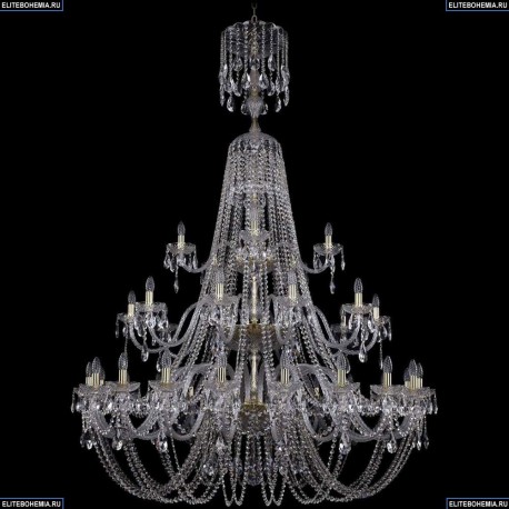 1406/20+10+5/530/XL-204/3d/G Хрустальная подвесная люстра Bohemia Ivele Crystal