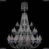 1406/20+10+5/530/XL-204/3d/G Хрустальная подвесная люстра Bohemia Ivele Crystal