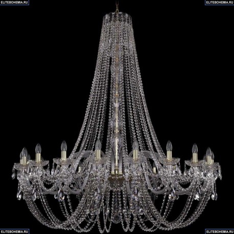 1406/24/530/h-160/G Хрустальная подвесная люстра Bohemia Ivele Crystal