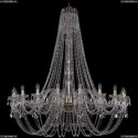 1406/24/530/h-160/G Хрустальная подвесная люстра Bohemia Ivele Crystal