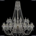 1406/24+12/530/h-164/G Хрустальная подвесная люстра Bohemia Ivele Crystal
